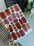 Pedicure nail wrap wnb 060