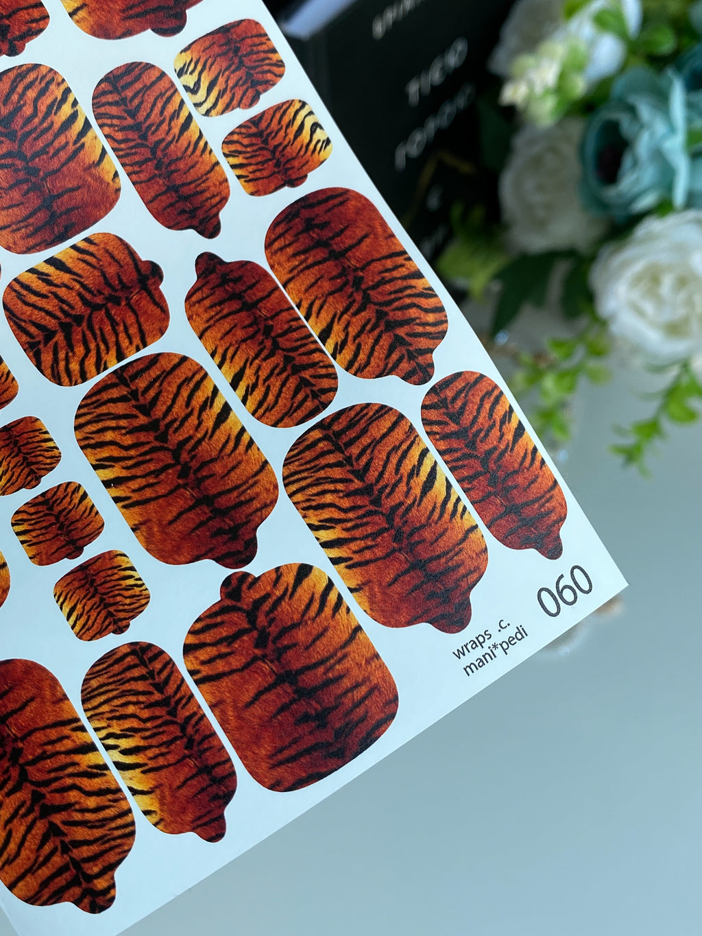 Pedicure nail wrap wnb 060
