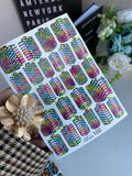 Pedicure nail wrap wnb 100
