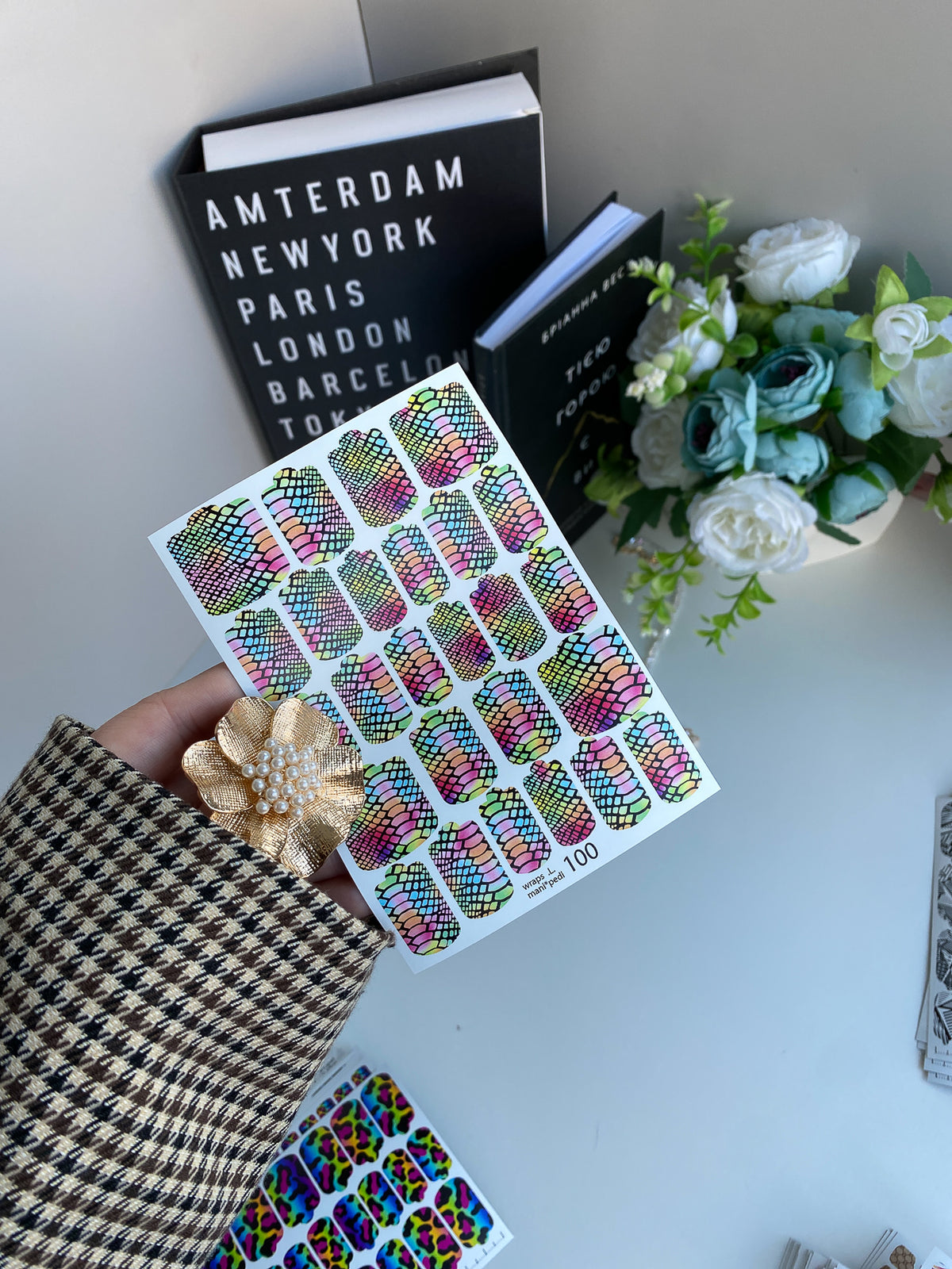 Pedicure nail wrap wnb 100