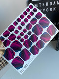 Pedicure nail wrap wnb 091