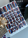 Pedicure nail wrap wnb 118