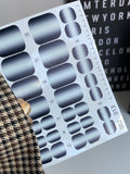 Pedicure nail wrap films wnb 013