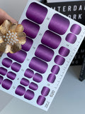 Pedicure nail wrap films wnb 020