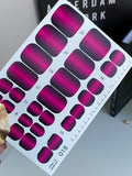 Pedicure nail wrap films wnb 018