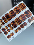 Pedicure nail wrap films wnb 002