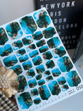 Pedicure nail wrap films wnb 050