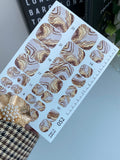Pedicure nail wrap wnb 052