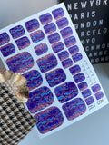 Pedicure nail wrap wnb 096