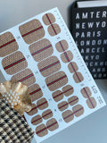 Pedicure nail wrap wnb 075