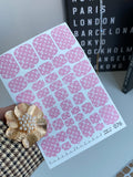 Pedicure nail wrap wnb 076