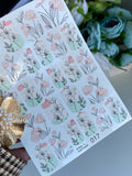Pedicure nail wrap wnb 017