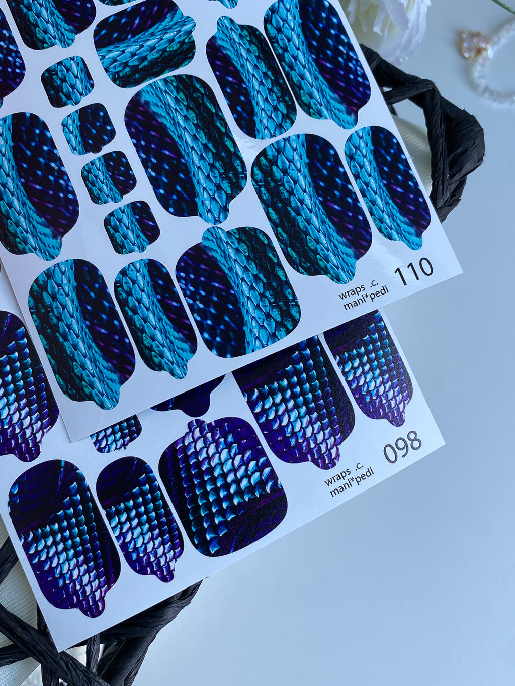 Pedicure nail wrap wnb 110