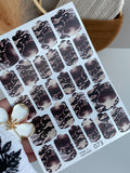 Pedicure nail wrap wnb 073
