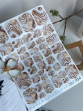 Pedicure nail wrap wnb 054