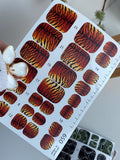 Pedicure nail wrap wnb 059