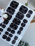 Pedicure nail wrap wnb 068