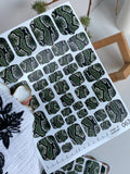 Pedicure nail wrap wnb 067