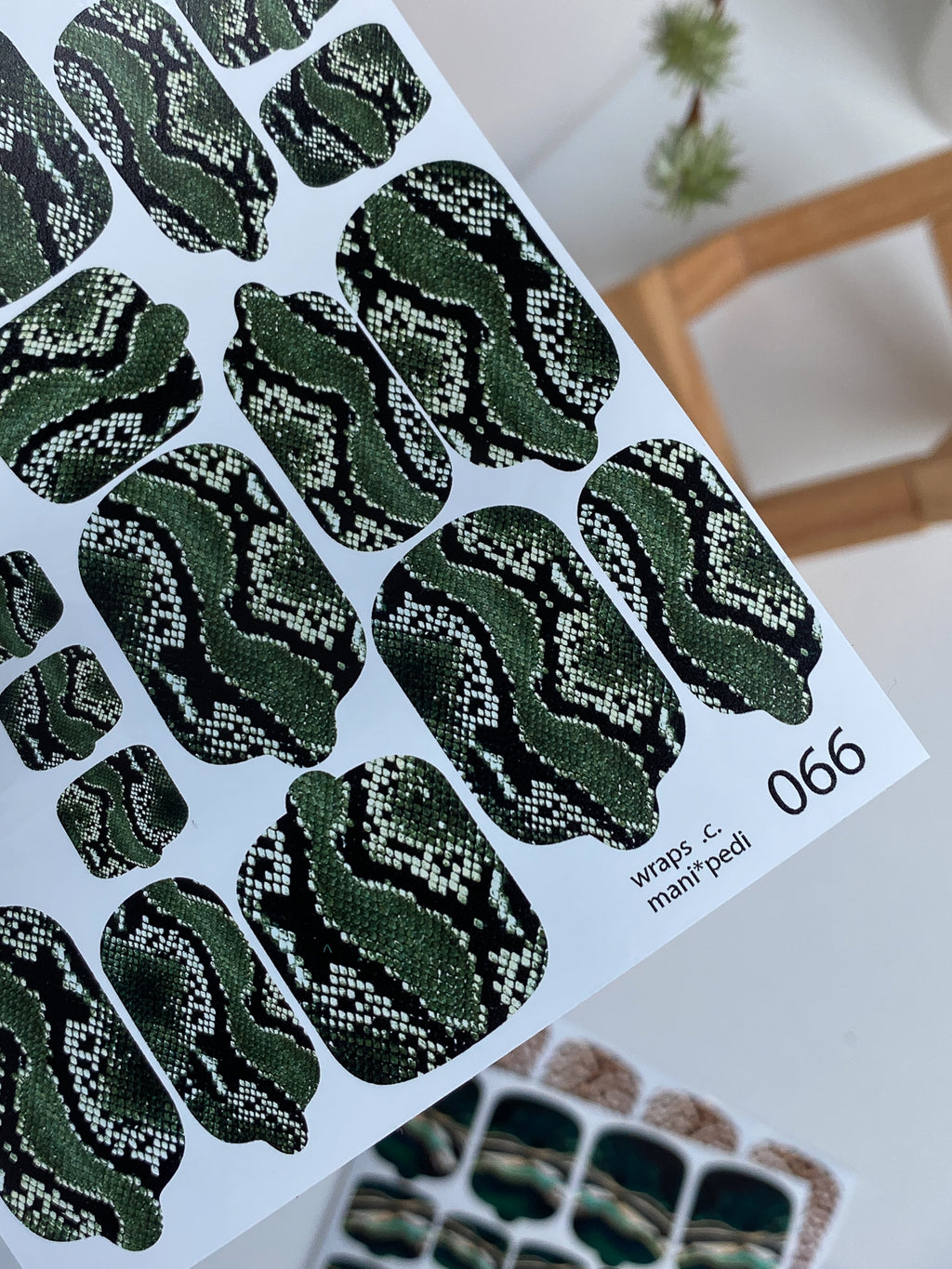 Pedicure nail wrap wnb 066
