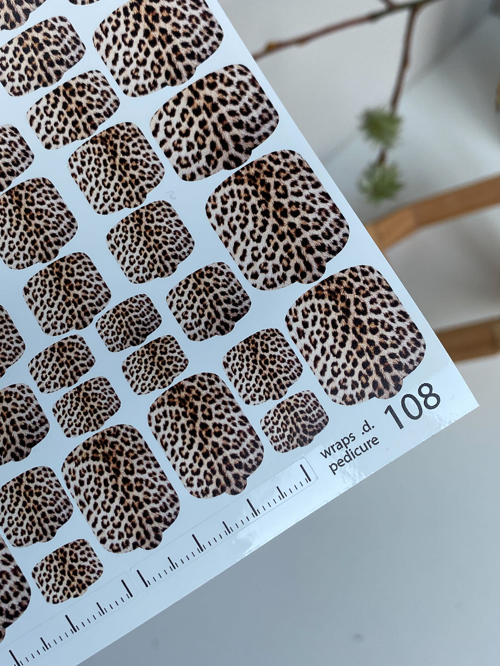 Pedicure nail wrap wnb 108