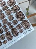 Pedicure nail wrap wnb 108