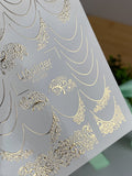 Foil Nail slider decals on any background Fg_288
