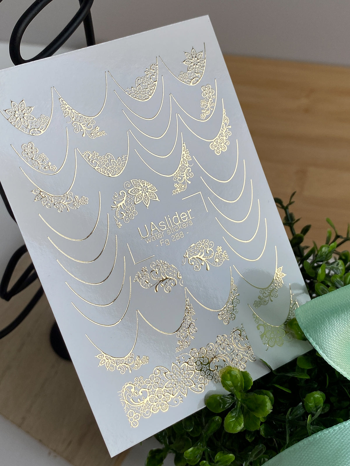 Foil Nail slider decals on any background Fg_288