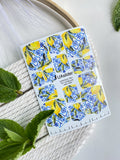 Pedicure nail wrap films mw 006