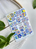 Pedicure nail wrap films mw 007