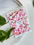 Pedicure nail wrap films mw 011