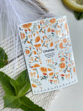 Pedicure nail wrap films mw 014