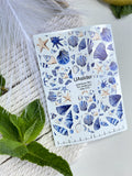 Pedicure nail wrap films mw 015