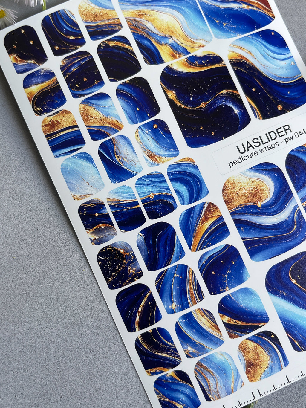 Pedicure nail wrap PW044
