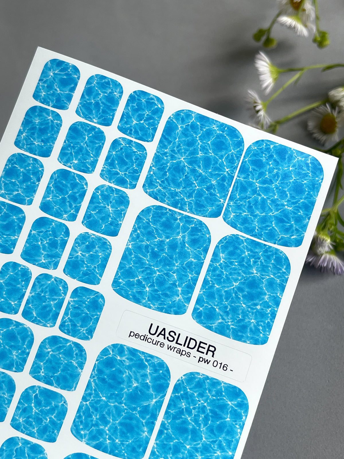 Pedicure nail wrap PW016