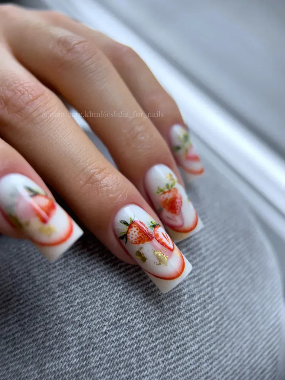 Nail slider decals with no excess film NC003