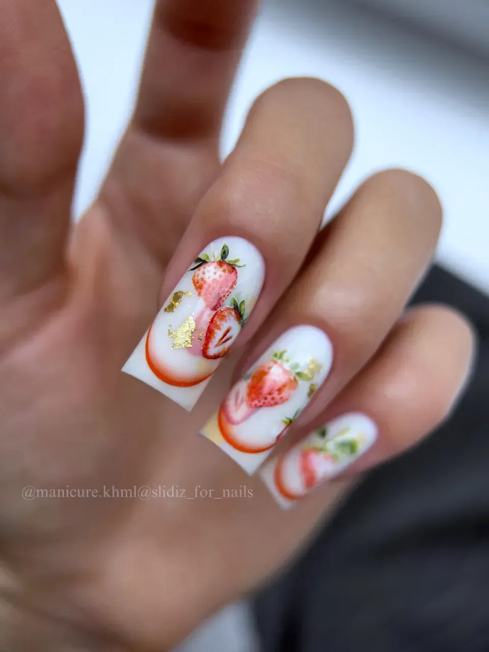 Nail slider decals with no excess film NC003