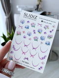 Nail slider decals with no excess film NC004