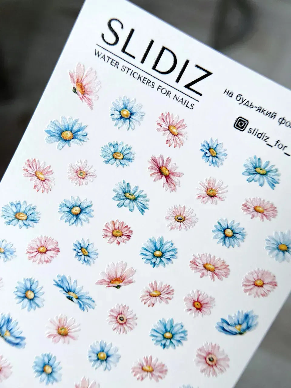 Nail slider decals with no excess film NC006