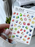 Nail slider decals with no excess film NC007