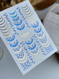 Foil Nail slider decals on any background CF_489
