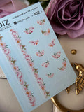 Nail slider decals on any background 402