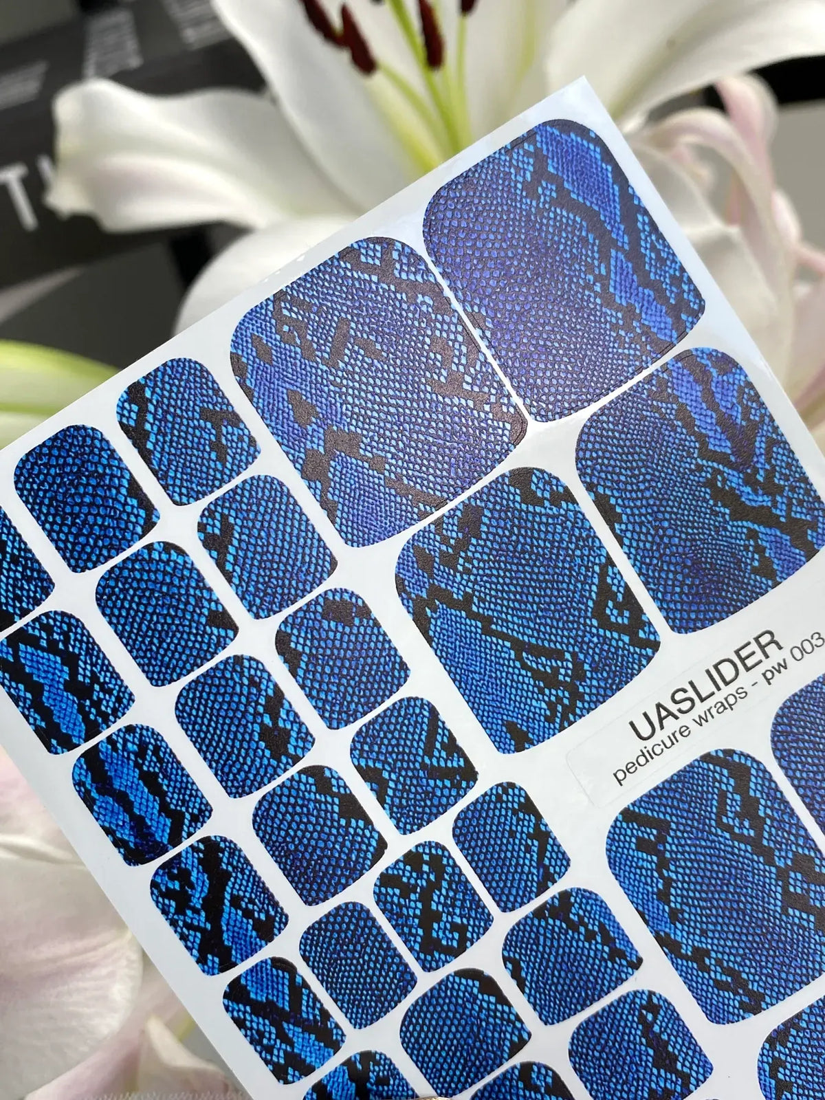 Pedicure nail wrap pw 003