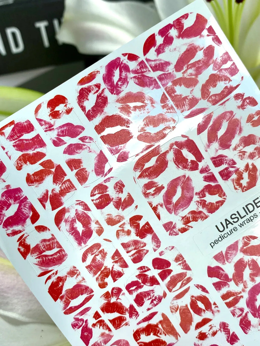 Pedicure nail wrap pw 006