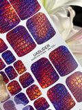 Pedicure nail wrap pw 009
