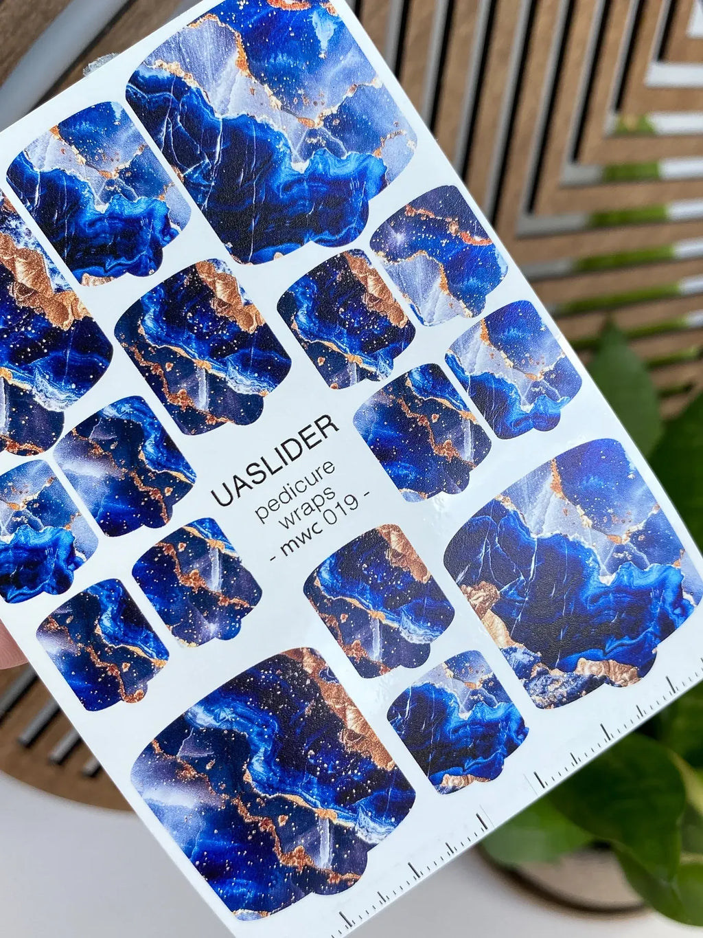 Pedicure nail wrap mini mwc 019
