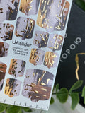 Pedicure nail wrap films mwf 004