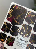 Pedicure nail wrap films mwf 008