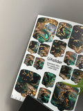 Pedicure nail wrap films mwf 009