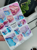 Pedicure nail wrap films mwf 011