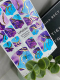 Pedicure nail wrap films mwf 012